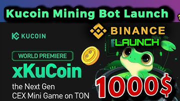 Kucoin Mining Bot Launch 🤑 | xKucoin Teligram bot | Kucoin Airdrop | xKucoin Airdrop| @AltechGuide