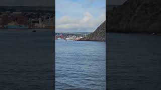 Port of St johns Newfoundland🚢 #stjohn #newfoundland #caribbeanprincess #atlantic #ship #offshore
