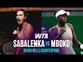 Aryna Sabalenka Gegen Victoria Mboko Viertelfinale In Indian Wells 2026 WTA Match Highlights