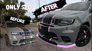 MAKING MY SPLITTER PINK ON MY TRACKHAWK FOR ONLY $20