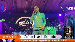 Zafem Live In Orlando at Club Legends 11/24/23 Powered By Takenewstv & Banm Swiv