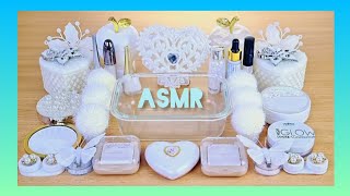mixing white makeup in slime. pearl white ⚪ makeup in slime Asmr #safiaartandcraft #youtube #viral