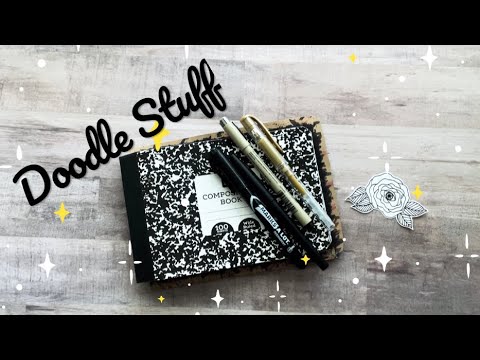 Glue Crew• Doodles!📓🖍️• Flip of Doodle Book • Watercolor Pages - YouTube