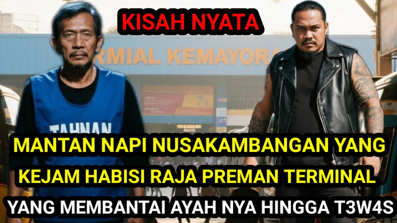 KISAH NYATA❗MANTAN NAPI NUSAKAMBANGAN YANG KEJAM HABISI RAJA PREMAN TERMINAL HINGGA TEWAS DI TEMPAT 