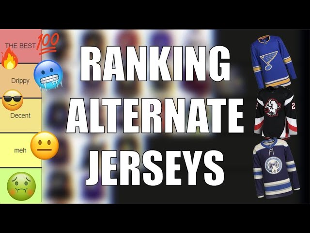 NHL Adidas Alternate Jerseys Ranked 1-25 