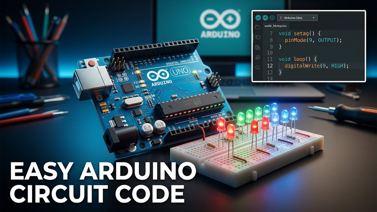 Основы Arduino: начало работы с настройками (setup), циклами (loop) и переменными.