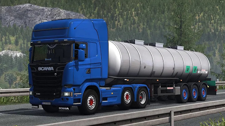 ETS2 1.37 -  Euro Truck Simulator 2 - Scania Streamline V8 engine - Trailer Schwarzmüller
