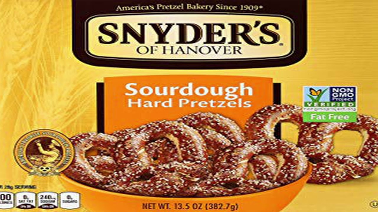 Snyder's™ Sourdough HARD Pretzels Review YouTube