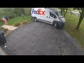 FedEx Truck fail - attempts to turn around in my narrow driveway?!