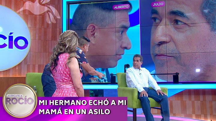 Mi hermano echó a mi mamá en un asilo | Programa del 5 de abril 2024 | Acércate a Rocío