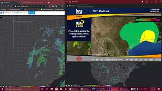 NOAA Broadcast, IVU Weather, NWS radar. Austin, Texas. 5-1-21/5-2-21
