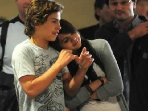 Selena Gomez and Jake T. Austin at LAX
