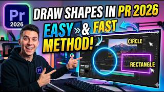 Premiere Pro 2026 How To Draw Circle And Rectangle Shapes Easy And Fast Method