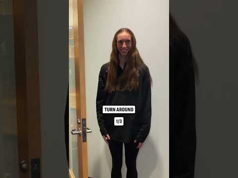 Twin telepathy test with UNI volleyball's Shafer sisters 👯‍♀️ #shorts