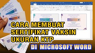 Cetak Sertifikat Vaksin  Covid 19 Di Bahan Plastik seperti Kartu ATM atau KTP