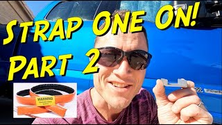 CatStrap INSTALL Clamp Collars STOP Catalytic Converter Theft Adding U-Channels