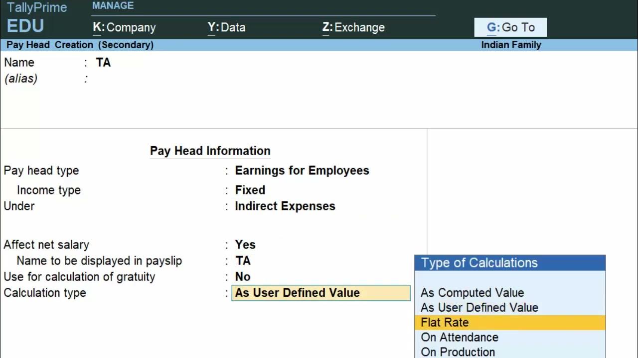 TDS deduction in Payroll Voucher in Tally TDS deduction in Payroll Voucher in Tally