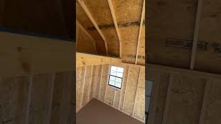 Celebrity (Duncan Lot) 12x16 Side Lofted Barn. (Burn Slate, Nav wht, tan ) #backyardshed #springshed Wealth