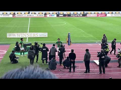決勝戦試合終了の瞬間〜勝利インタビューまで　ノーカット【第100回全国高校サッカー選手権大会】
