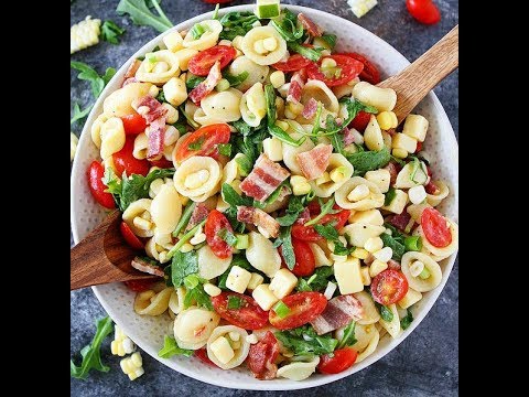 Bacon Corn and Tomato Pasta Salad