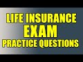 Life insurance exam prep  practice exam  insurance basics