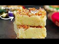 Butterscotch burfi with milk powder