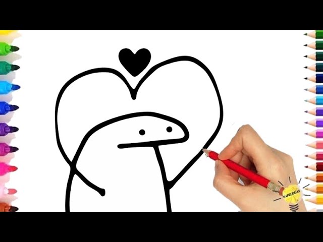 Estêncil Diananicy Nº 79 - Stencil Flork Meme - Apaixonado Amor