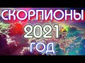 ГОРОСКОП СКОРПИОНЫ НА 2021 ГОД