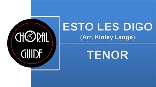 Esto Les Digo - TENOR