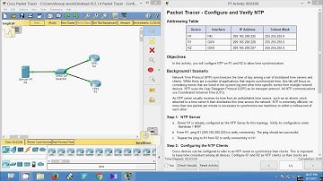 10.2.1.4 Packet Tracer - Configure and Verify NTP