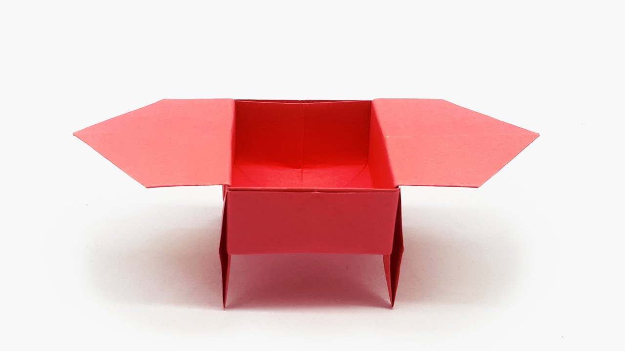 How To Make Origami Sanbo Box With Legs Origami Candy Dish