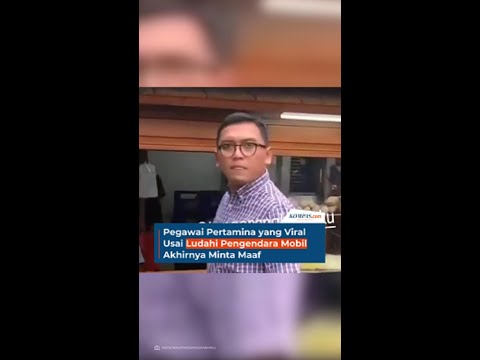 Pegawai Pertamina yang Viral Usai Ludahi Pengendara Mobil Akhirnya Minta Maaf