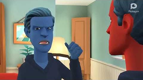 Evil Blue Horse Gets Arrested!