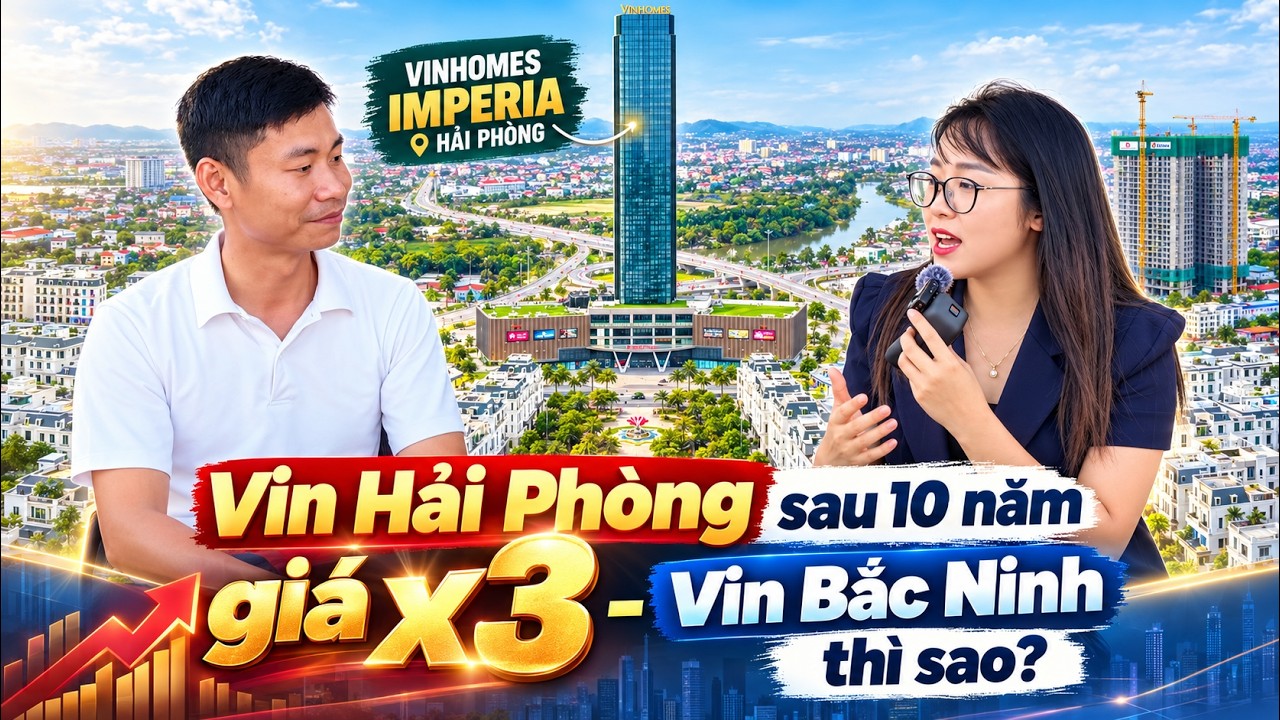 Ảnh bìa video Vin Bắc Ninh nhìn từ Vin Hải Phòng, Phương Hoa phỏng vấn anh Khương