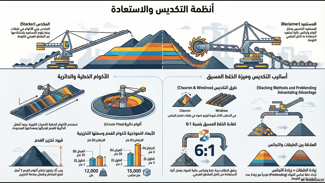 3- أنظمة التكديس والاستصلاح