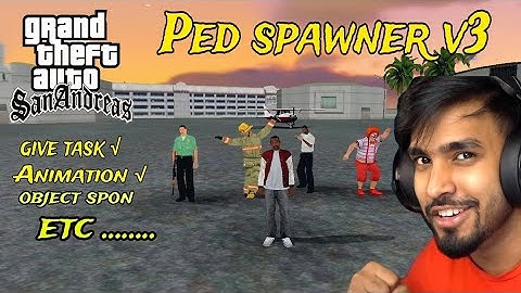 npc spawner mod for gta san andreas android |how to spawn peds in gta sa android mod @mragainst7