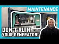 How to Maintain Your RV Generator Through the Winter | Monthly Generator Maintenance