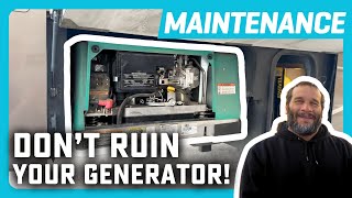 How to Maintain Your RV Generator Through the Winter | Monthly Generator Maintenance