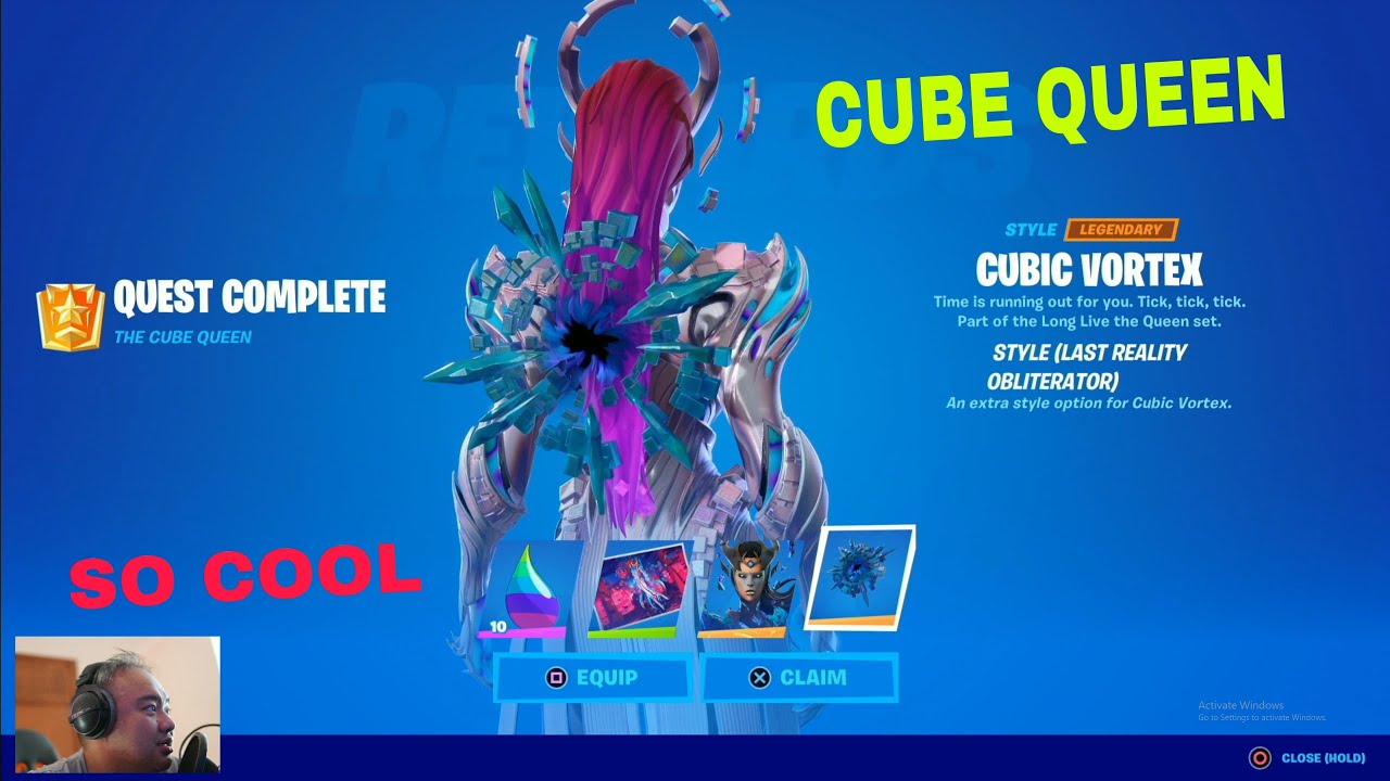 Fortnite New Cube Queen Skin Quest-Cube Queen Fortnite - Menyelesaikan Quest Cube Quen Skin Fortnite