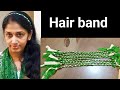Hair band /ഡാൻസ് കോസ്റ്റുമിനുവണ്ടി പെട്ടെന്ന് ഒരു ഹെയർബാൻഡ് /Hair band making video