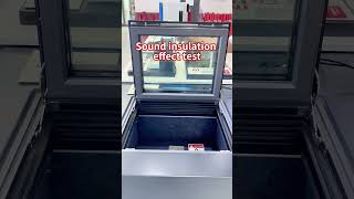 Window Sound Test | Open vs Closed dB Comparison#soundinsulation #noisereduction