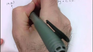 MCV4U Distance between point and line