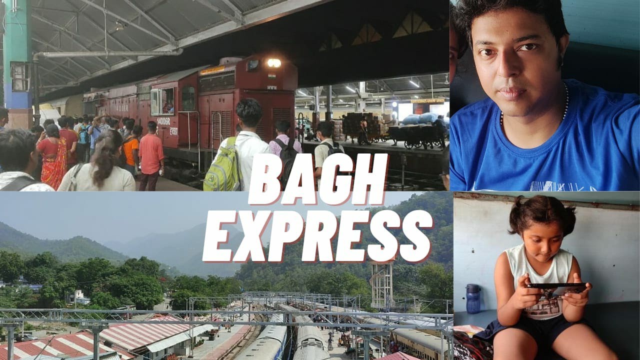 BAGH EXPRESS / TRAIN 13019/ HOWRAH TO KATHGODAM/ TRAIN JOURNEY - YouTube