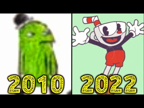 Evolution of Cuphead 2010-2022