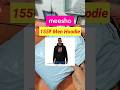 155₹ Meesho Mens Hoodie Unboxing😍 #shorts #meesho #meeshohaul #unboxing #viral