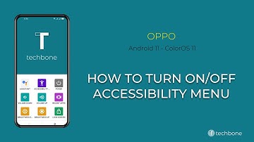 How to Turn On/Off Accessibility menu - Oppo [Android 11 - ColorOS 11]