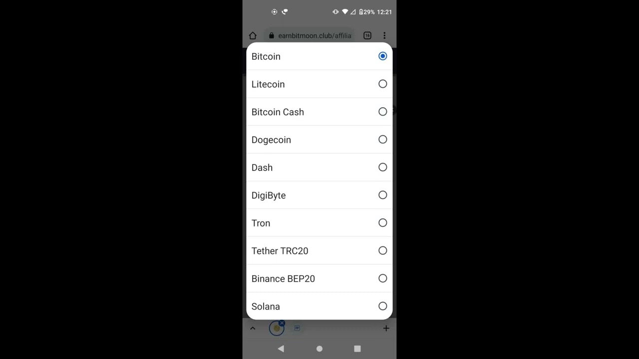 Earnbitmoon.club actually pays crypto-currency in wallet or not?? Test