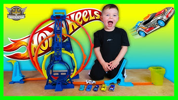 Hot Wheels Track Builder Unlimited Triple Loop Kit Toy Cars Racetrack for Kids | Odin