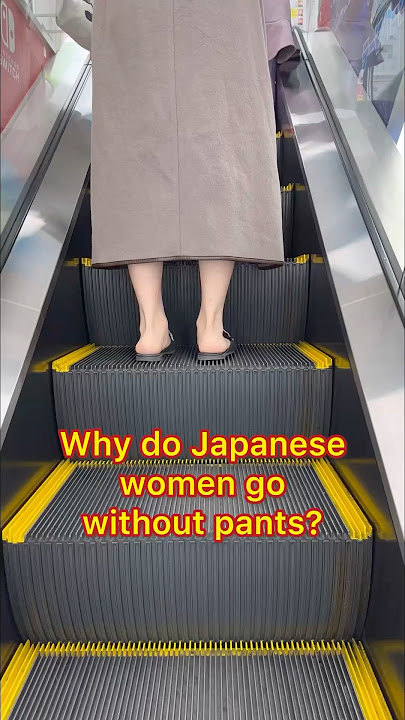 Why do Japanese women wear short skirts without tights EVEN in winter? 😳 #japan #shorts #travel