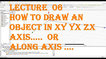 HFSS basic tutorial for beginners | different ways to draw in object in hfss | hfss axis